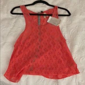 Free People Lace Racerback